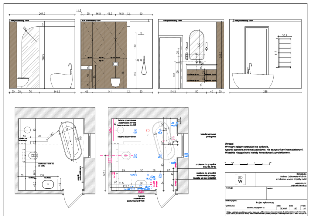 dokumentacja wykonawcza BDWstudio