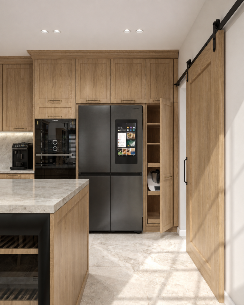 Projekt wnętrza domu w Lublinie – kuchnia | BDWstudio
